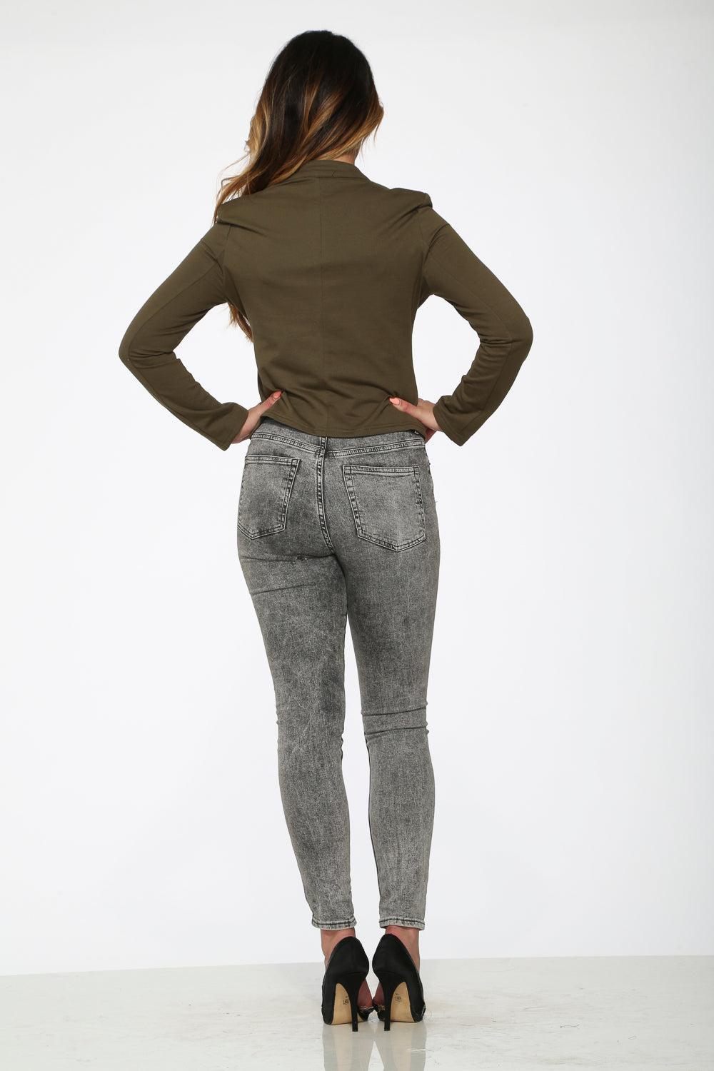 Olive Military Jacket Product Image
