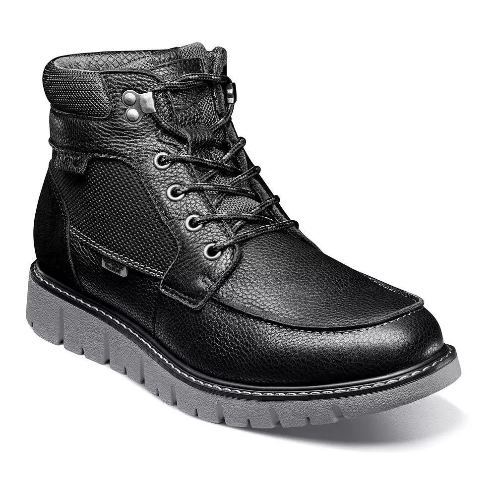 Nunn Bush Karnak Mens Leather Moc Toe Ankle Boots Product Image