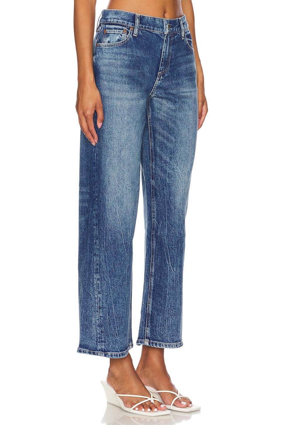 Ernie Cropped Low Rise Buckle Back Baggy Jean Alice + Olivia Product Image