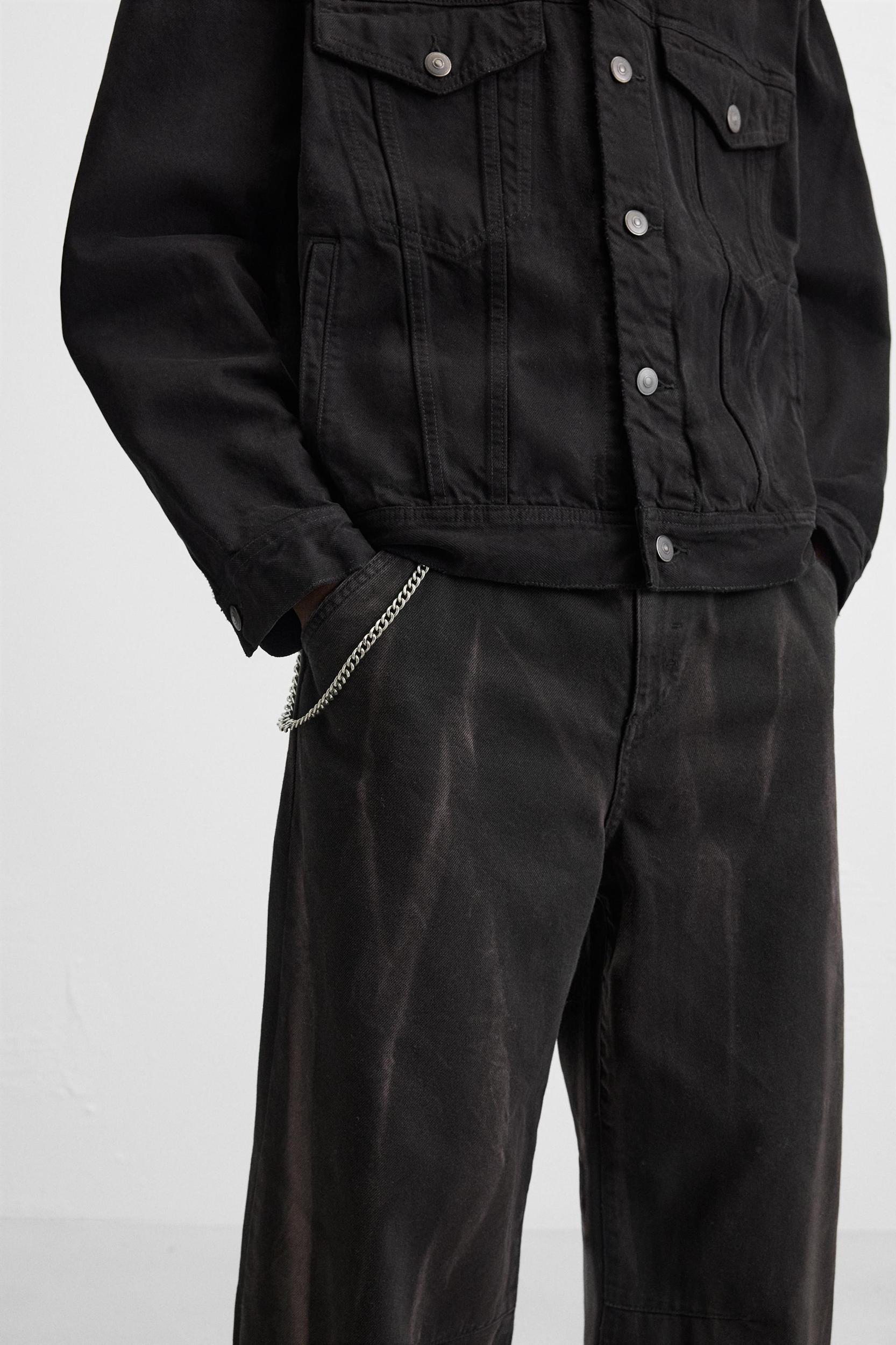 RELAXED FIT OVERDYED PANTS Product Image