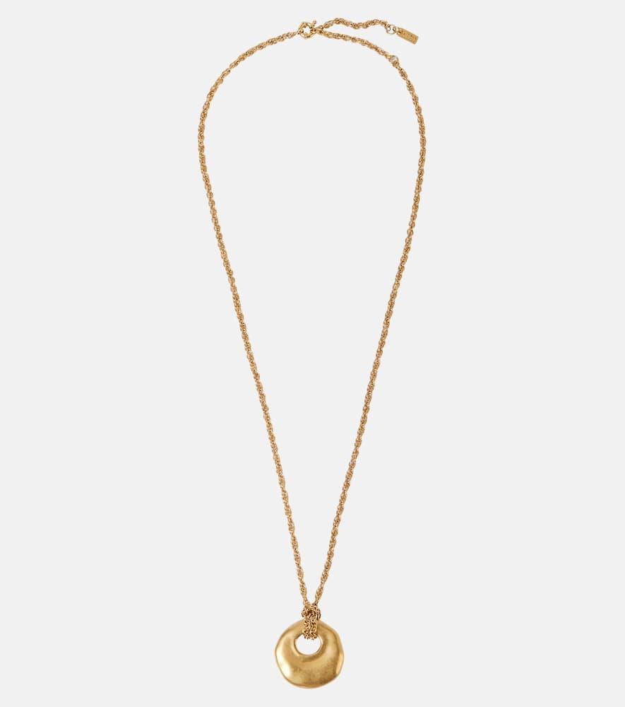 CHLOÉ Eclectic Pendant Necklace In Gold Product Image