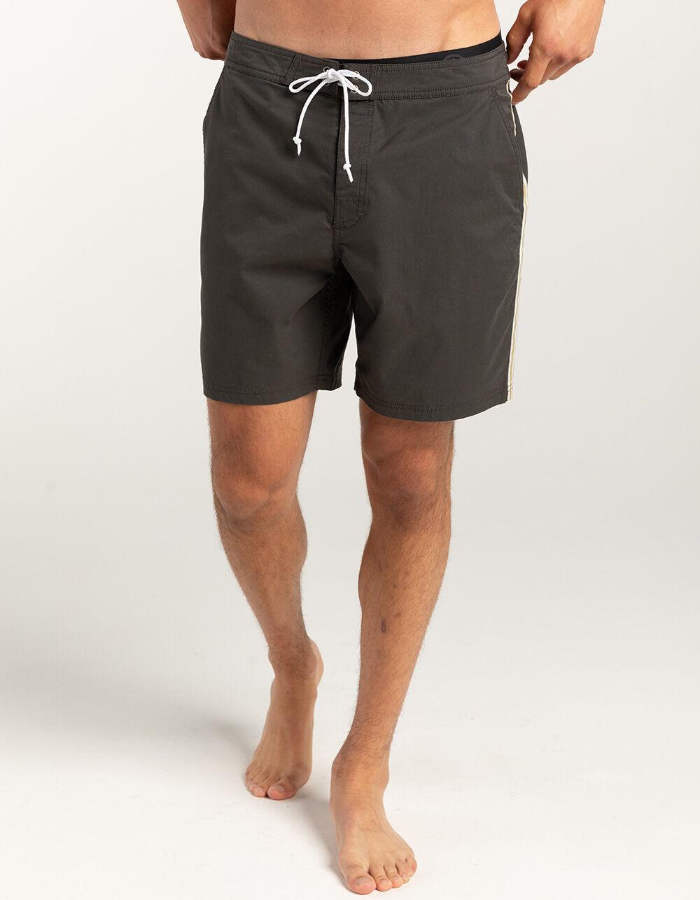 KATIN Theo Mens 17" Boardshorts - WASHED BLACK Product Image