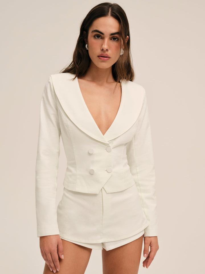 Etta Skort — Ivory Product Image