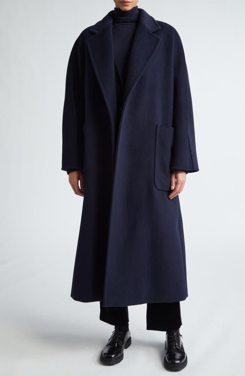 MAX MARA Aire Colorblock Camel Hair Trousers In Ultramarine Product Image