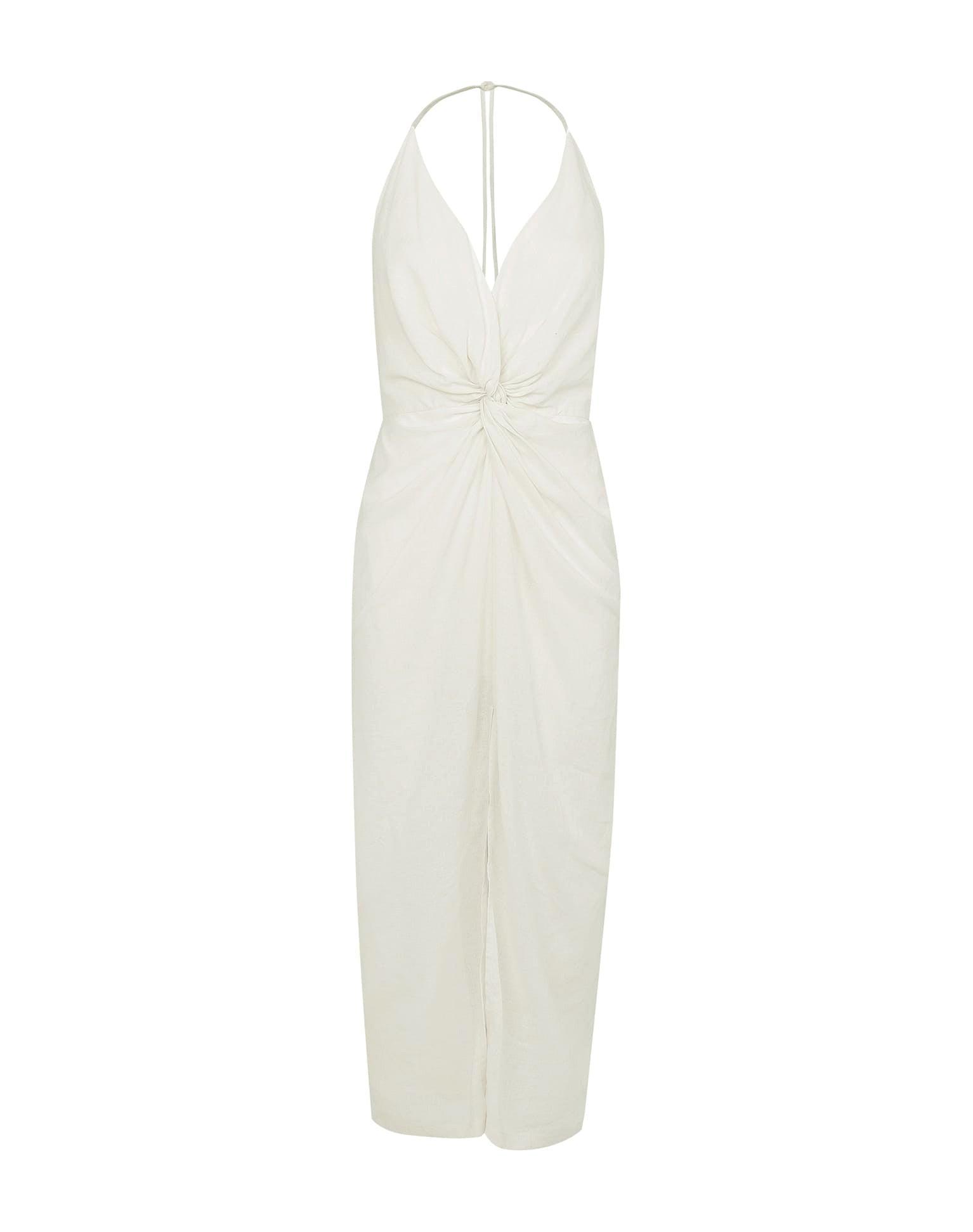 Kana Midi Dress (Exchange Only) - Off White Product Image