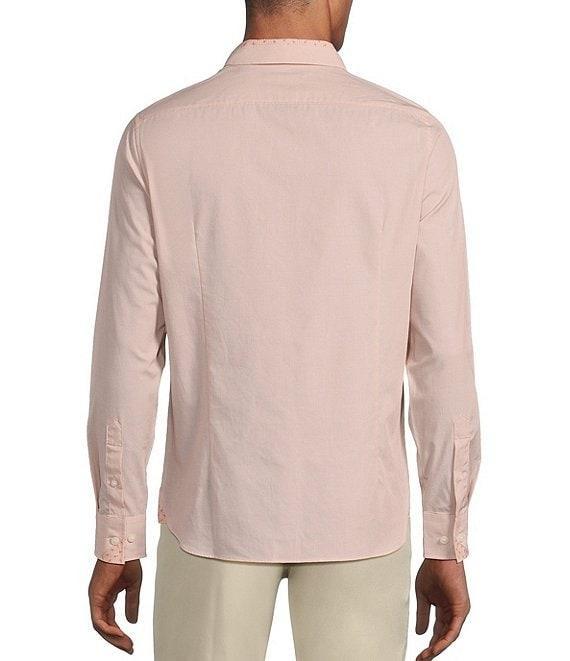 Murano From The Garden Collection Solid Pieced Long Sleeve Woven Shirt Product Image