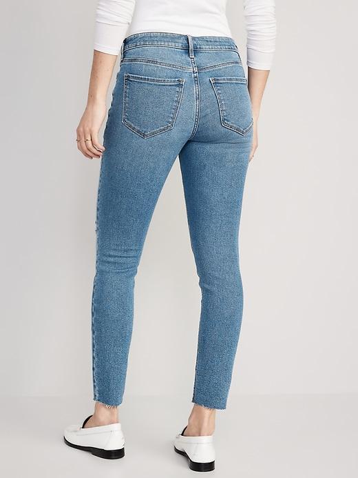 Mid-Rise Rockstar Super-Skinny Ankle Jeans Product Image