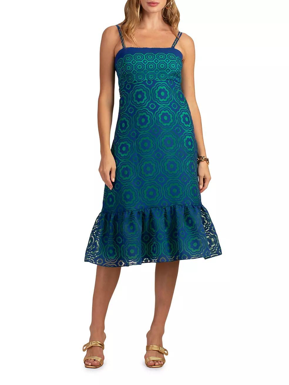 Aziza Printed Midi Dress Product Image