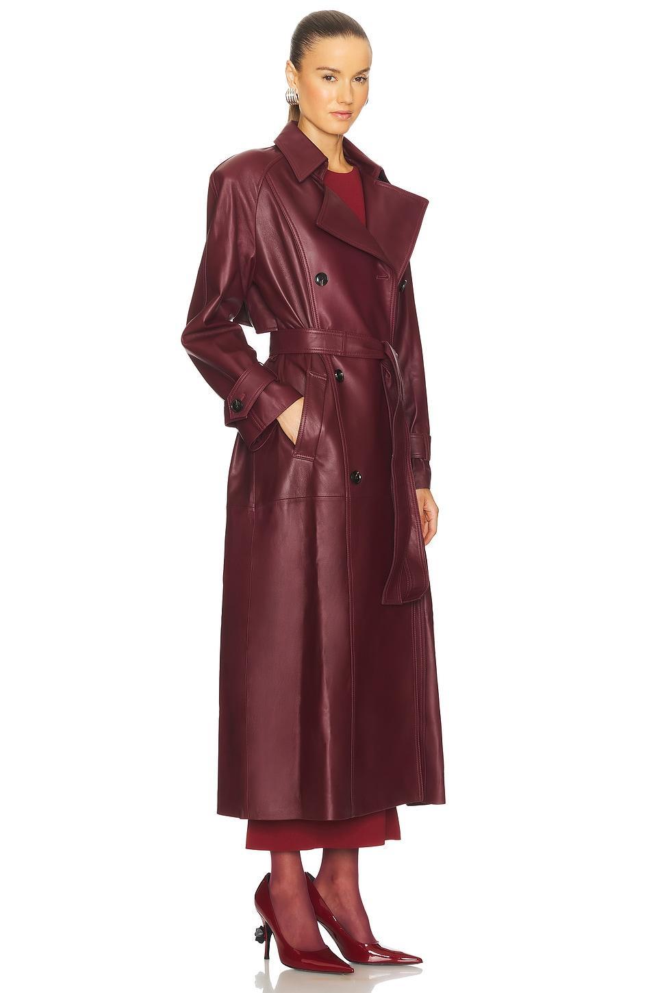Corrin Leather Coat Ducie Product Image