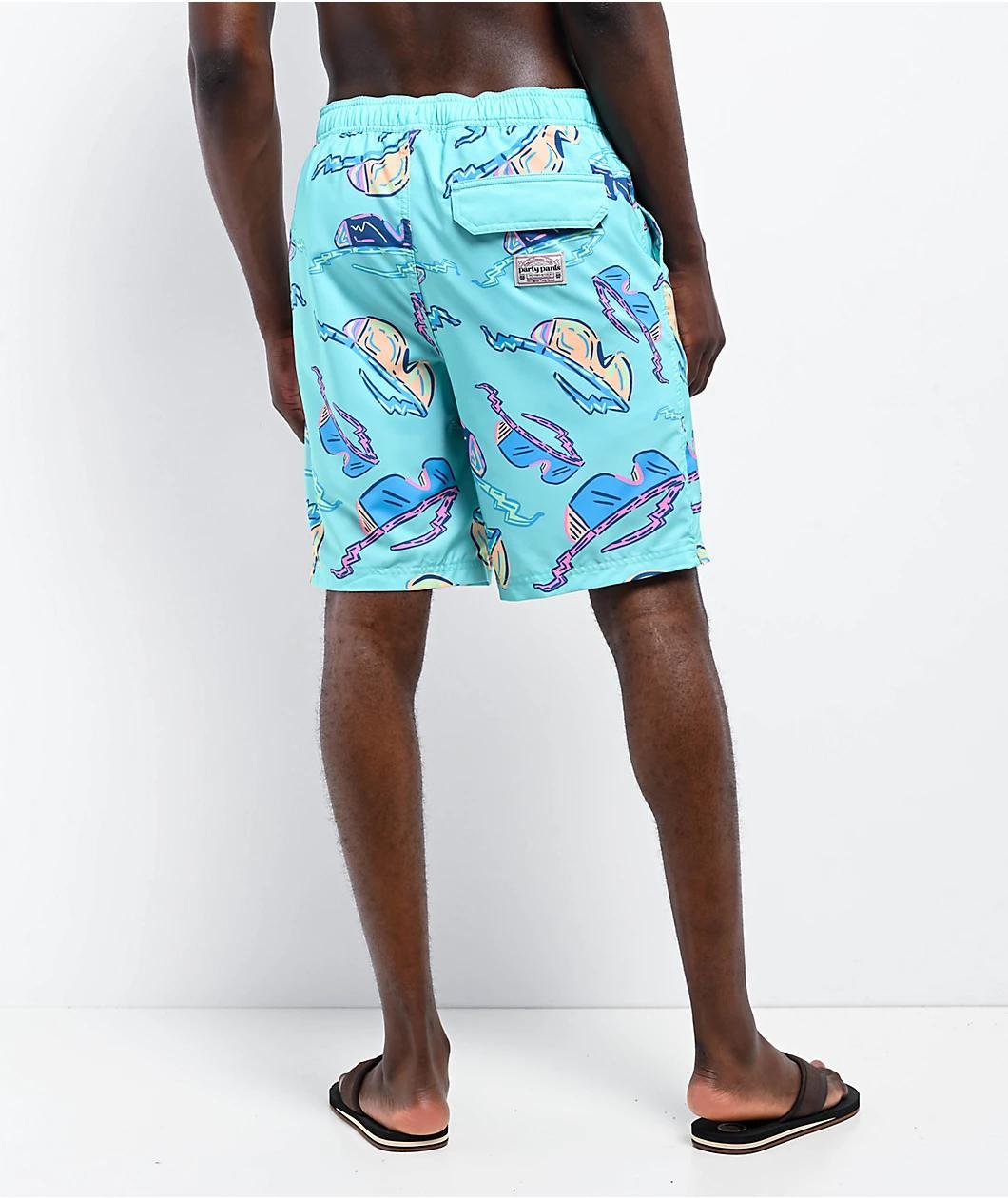 Party Pants Blockers Mint Board Shorts Product Image
