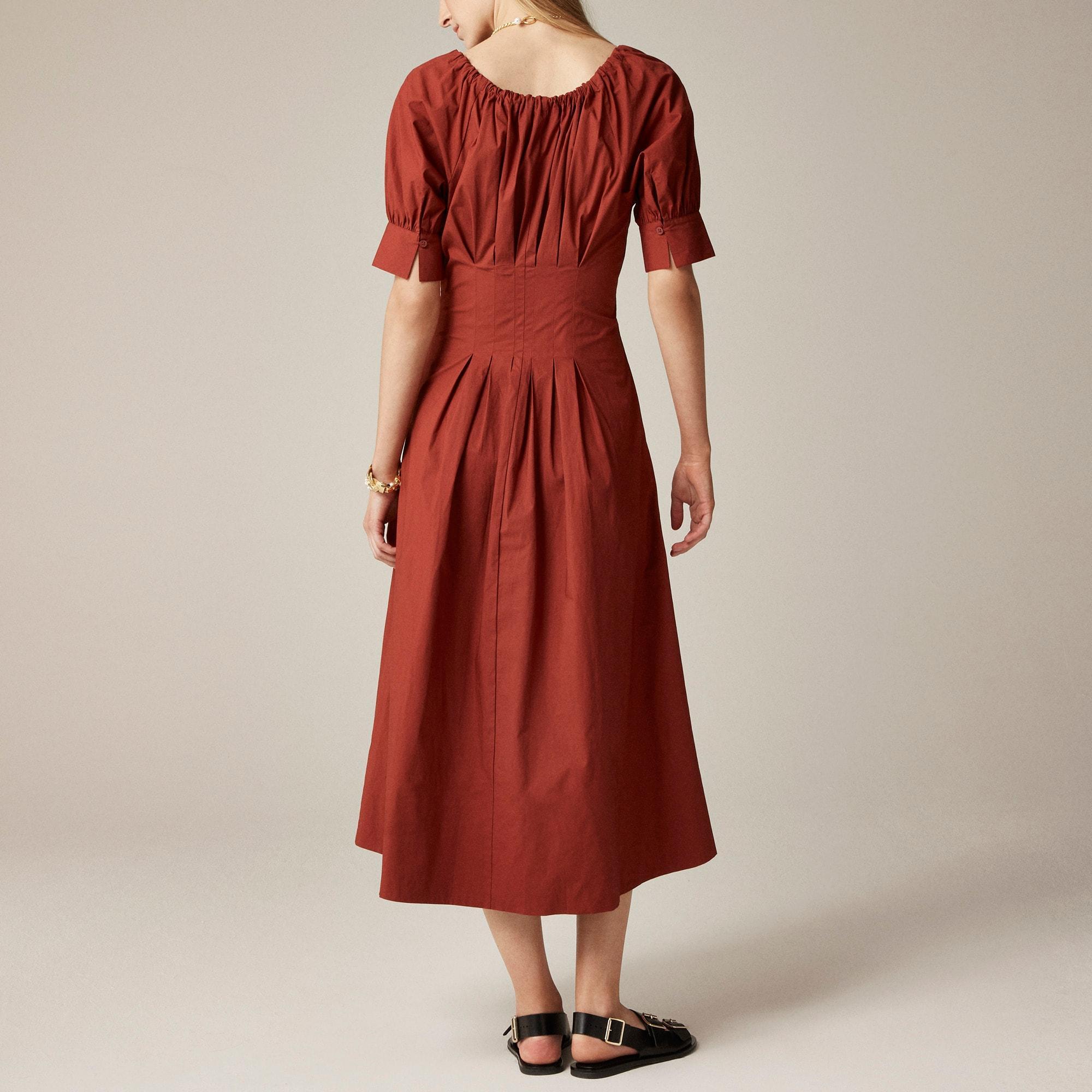 Petite cinched-waist shirtdress Product Image