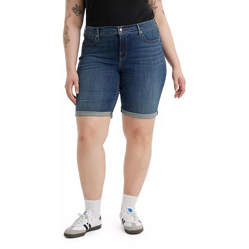 Levi's(r) Womens Shaping Bermuda (Royal Rinse) Women's Shorts Product Image