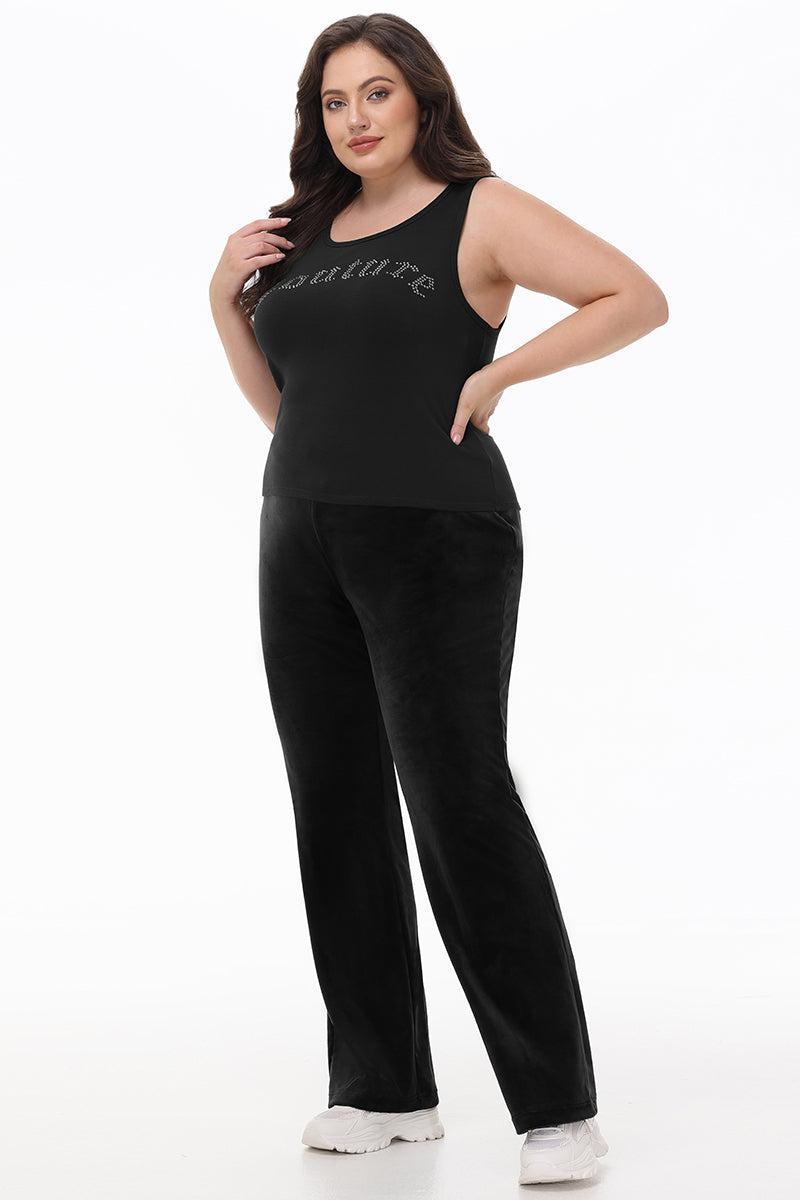 Plus-Size Big Bling Couture Tank Top Product Image