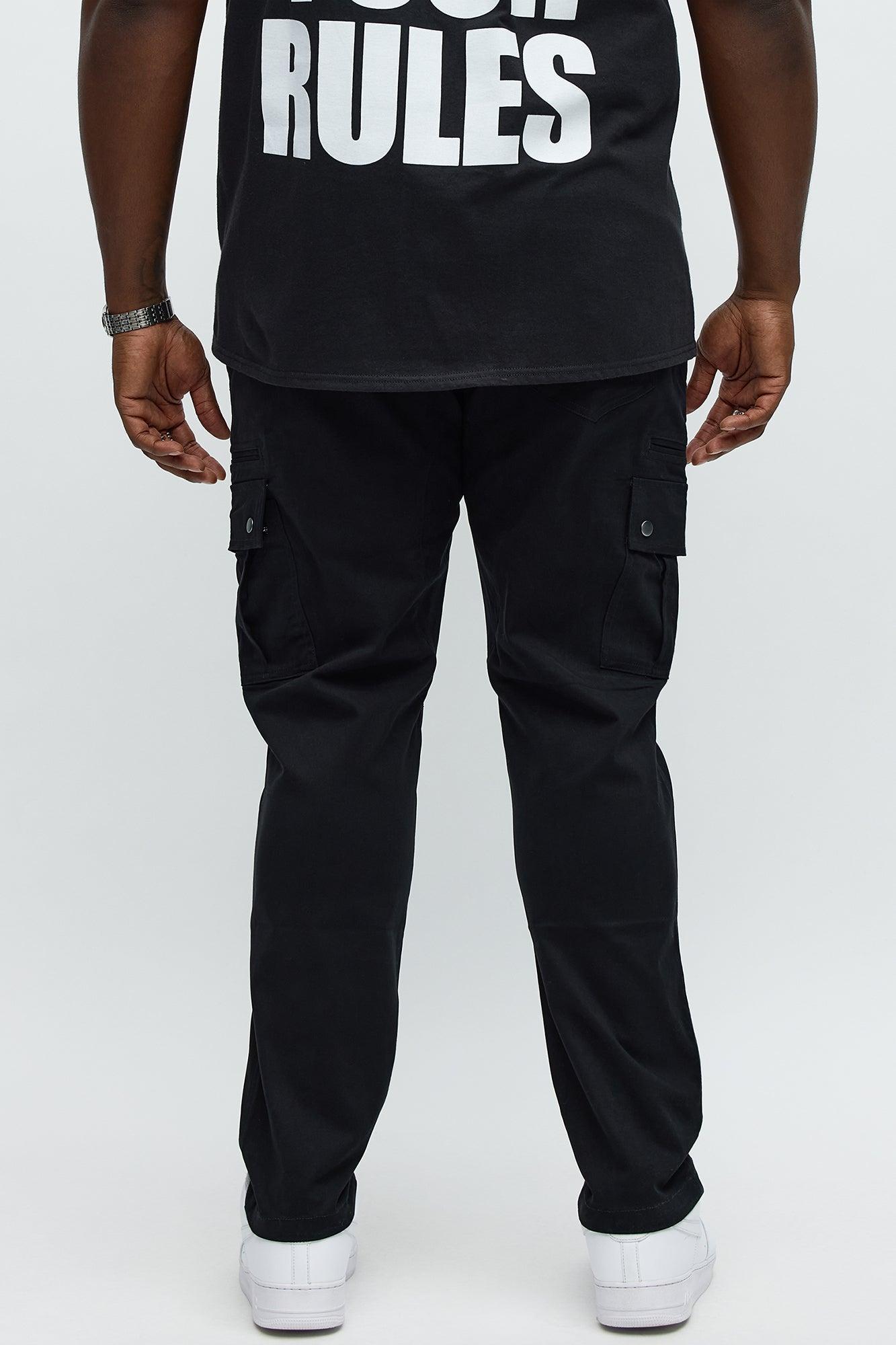 Skinny Striker Cargo Pants - Black Product Image