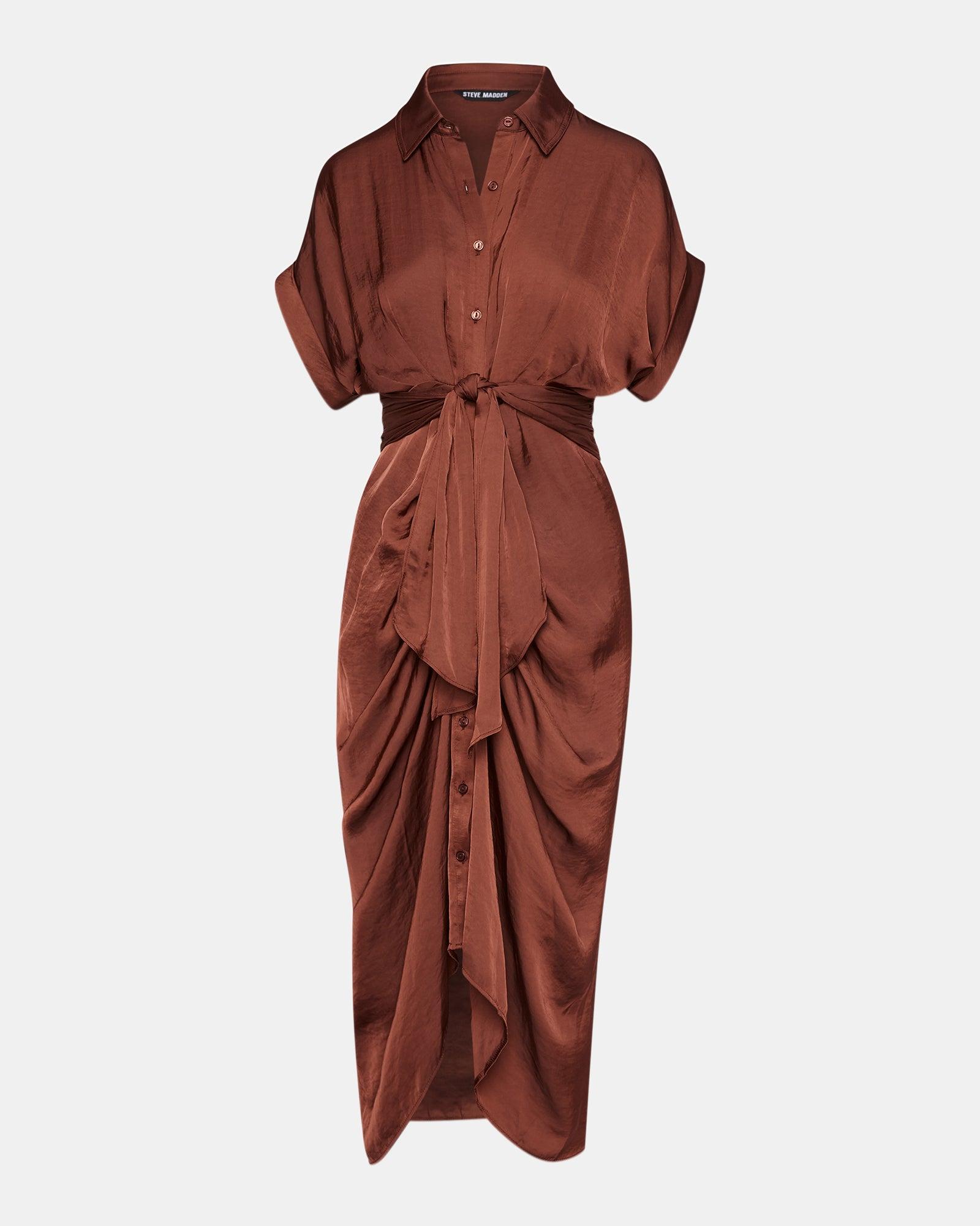 TORI DRESS BROWN Female Product Image
