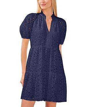 CeCe V Neck Baby Doll Lace Dress Product Image