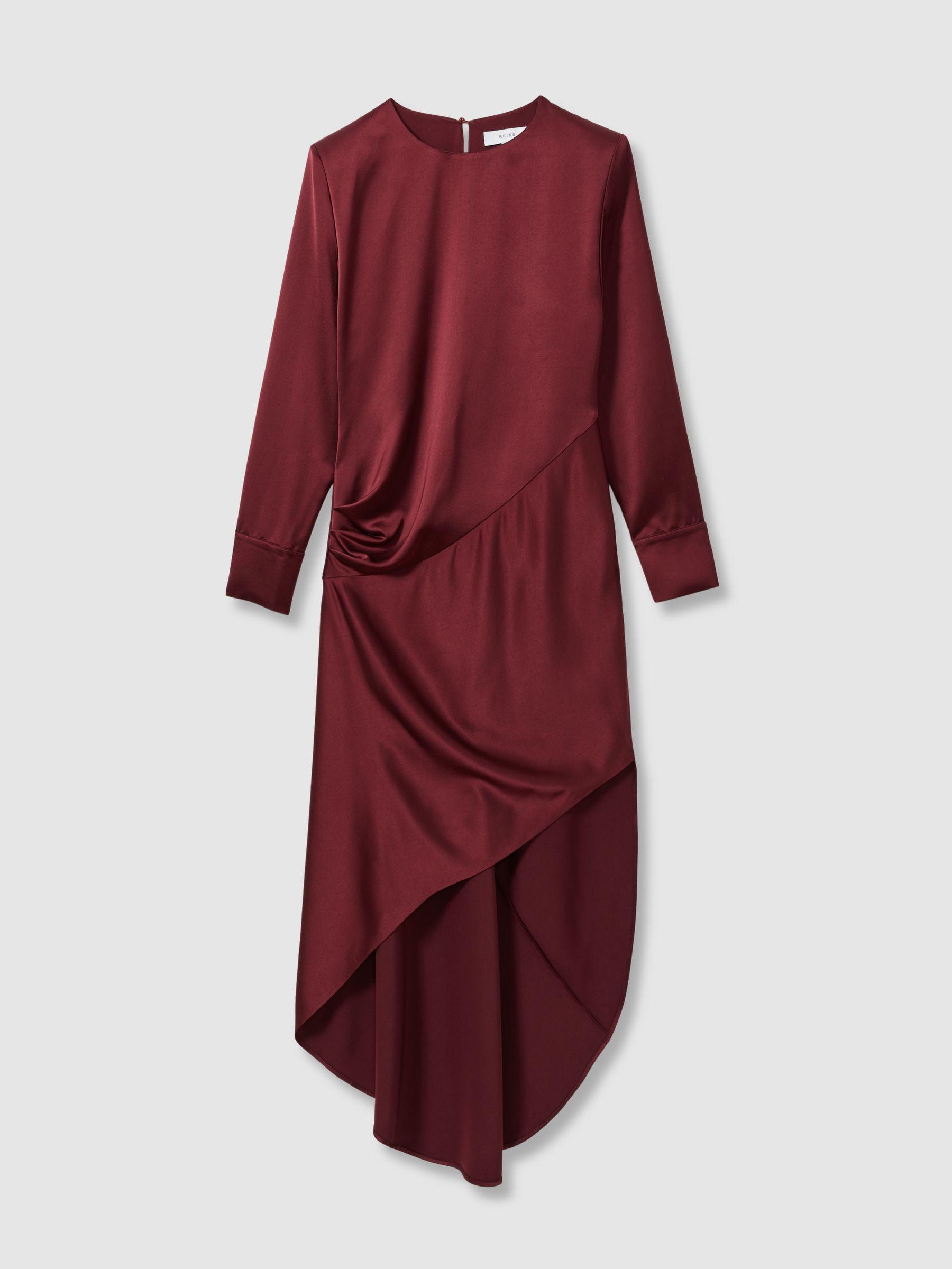 Petite Linen Belted Sleeveless Midi Dress in Neutral Product Image