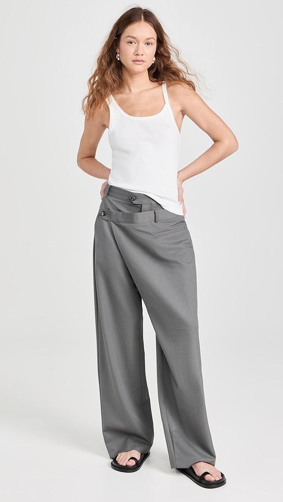 St. Agni Cotton Asymmetrical Tank | Shopbop Product Image