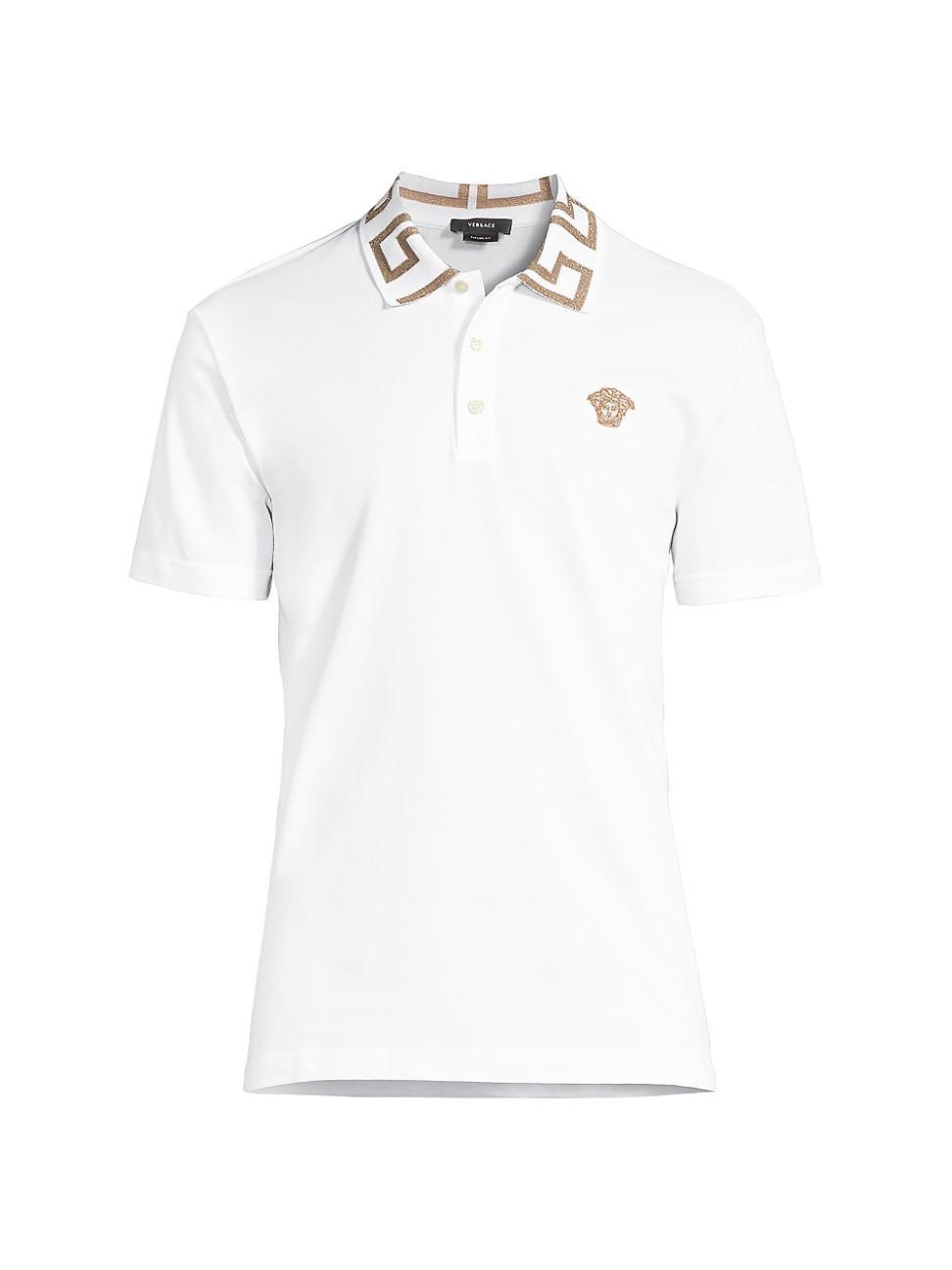 Mens Piquet Cotton Polo Shirt Product Image