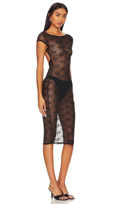 Laila Sheer Midi Dress superdown Product Image
