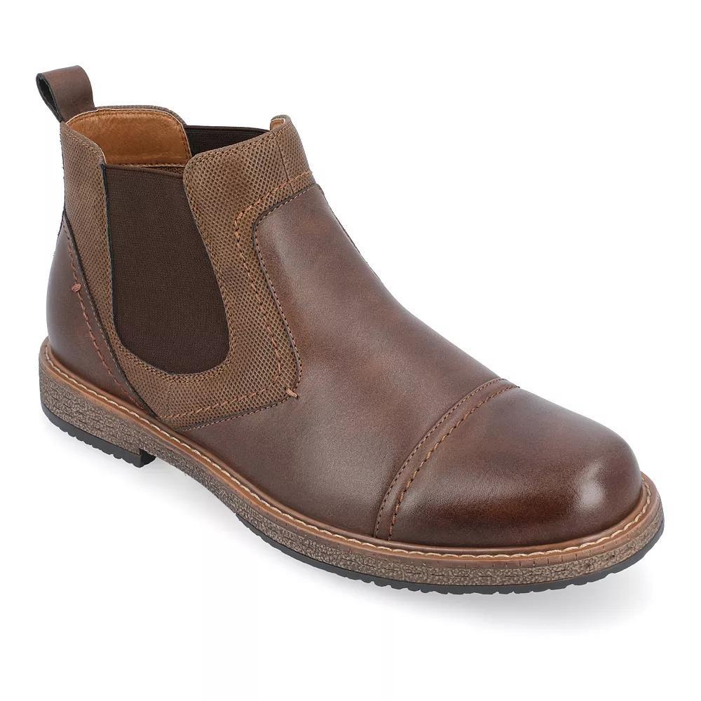 VANCE Lancaster Chelsea Men's Ankle Boots, Size: 10, Black Product Image
