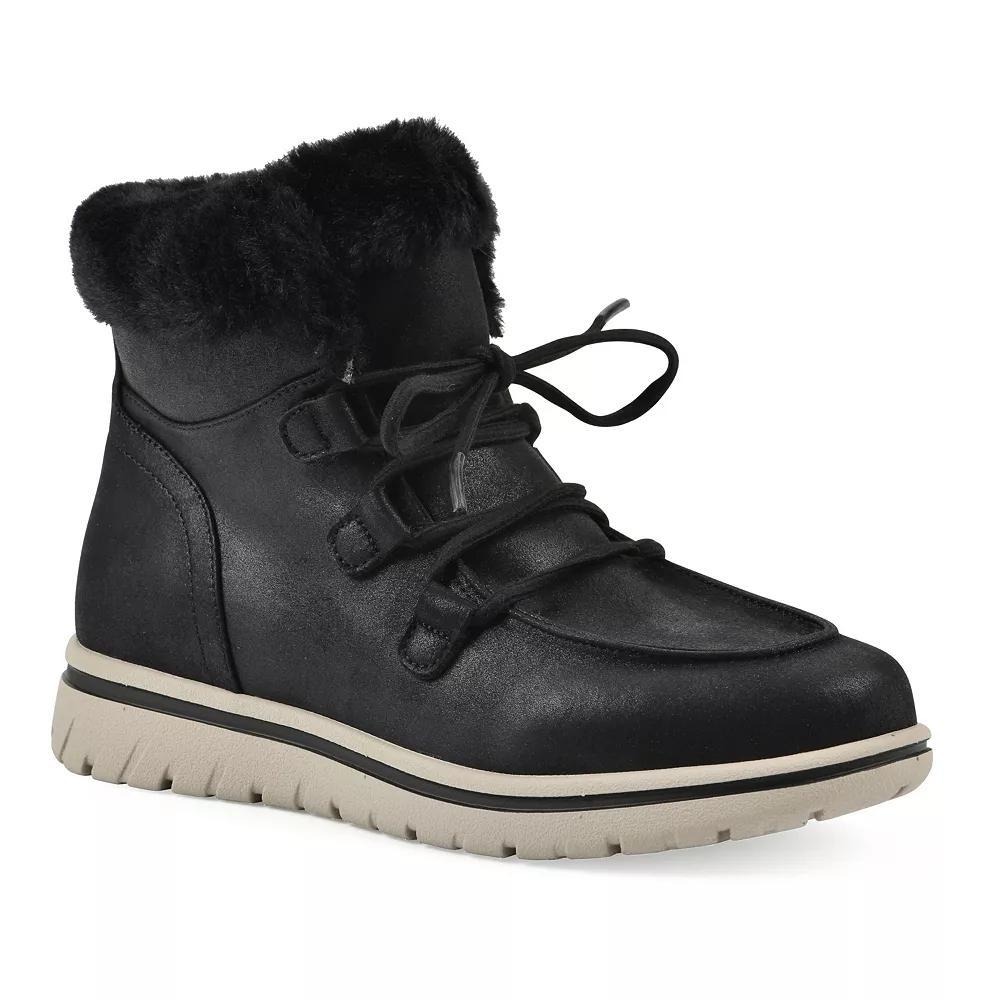 Cliffs by White Mountain Harisson Women's Ankle Boots, Size: 7.5, Black Fabric Product Image