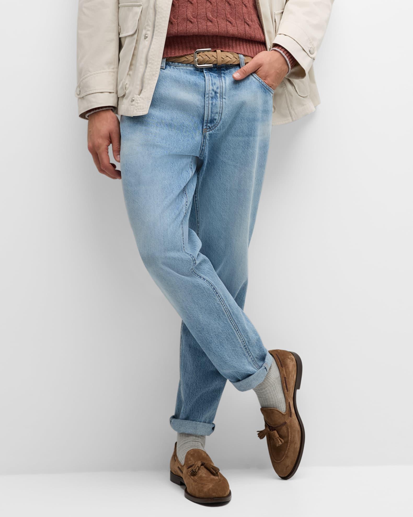 Men's Suede Tassel Loafers Product Image