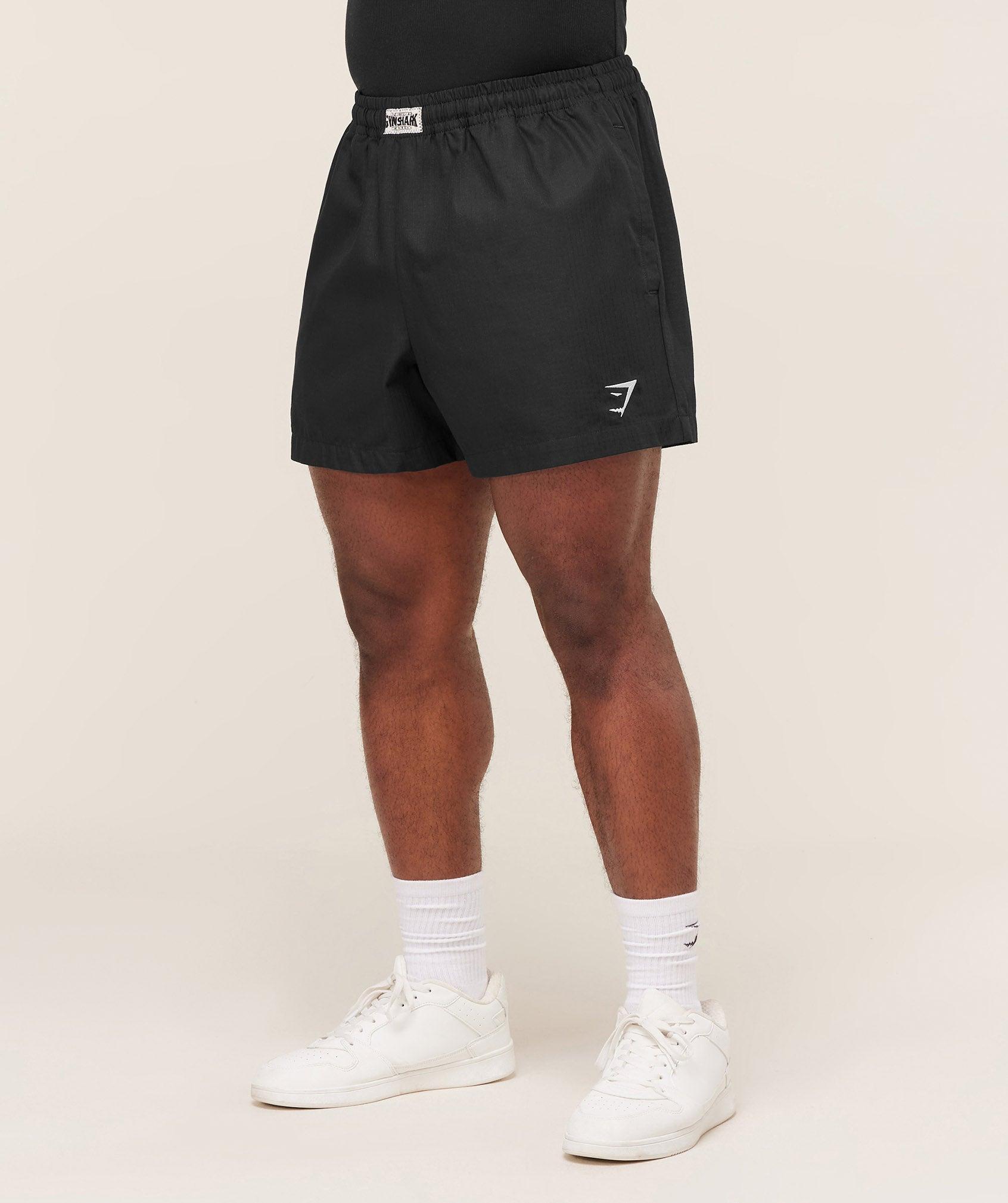 Gymshark Pumper Shorts 5" - Black Male Product Image