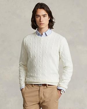 Polo Ralph Lauren Cashmere Cable Knit Crewneck Sweater Product Image