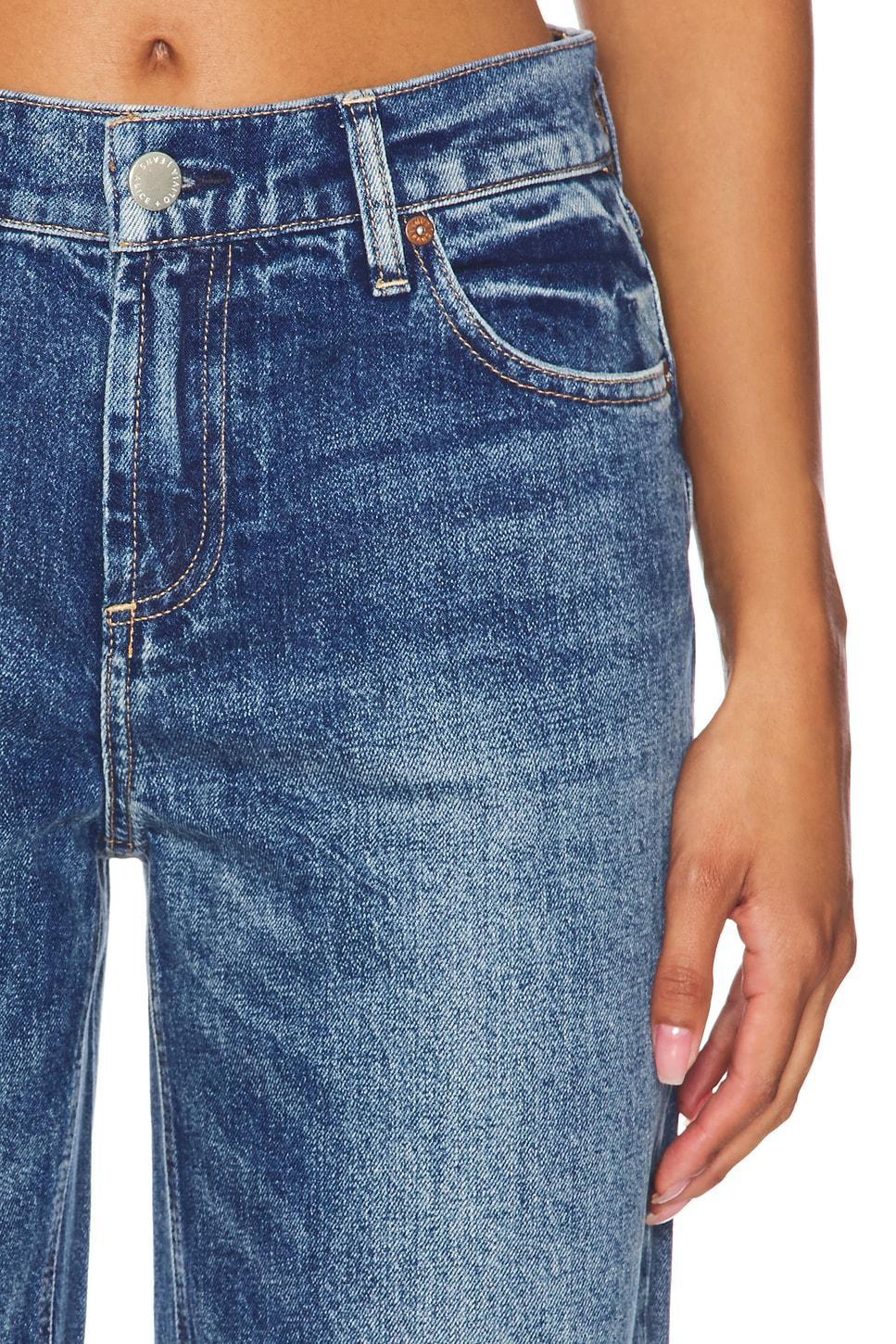 Ernie Cropped Low Rise Buckle Back Baggy Jean Alice + Olivia Product Image