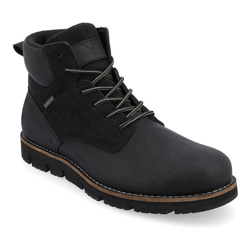 Territory Range Mens Tru Comfort Foam Leather Ankle Boots Product Image