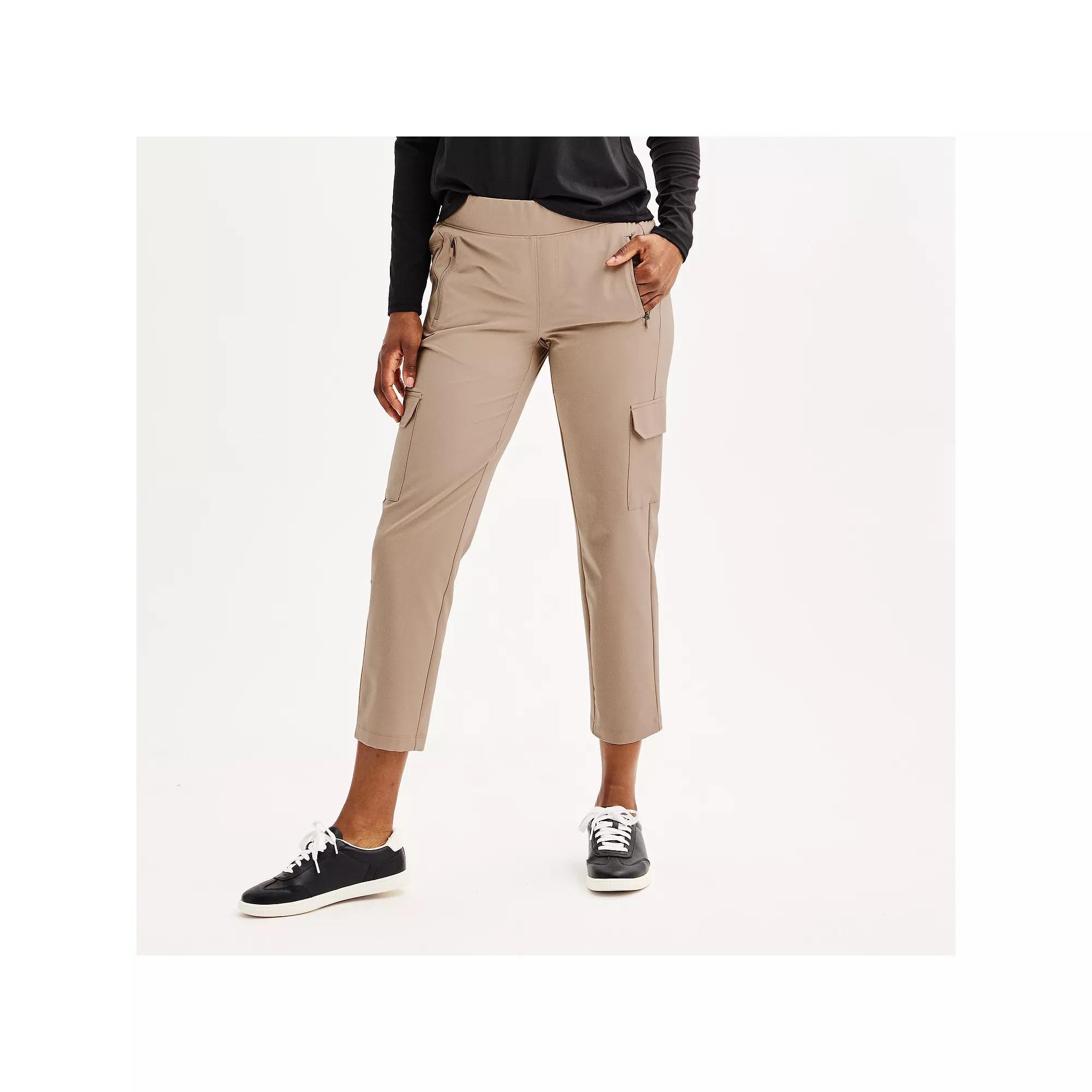Women's Tek Gear® Cargo Pants, Size: XXL, Brown Freeze Product Image