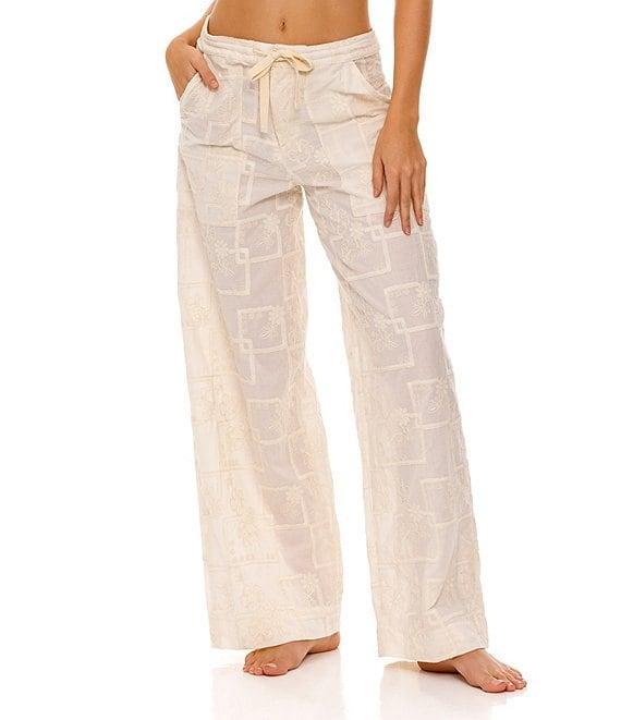 Agua Bendita Caroline Elastic Waist Wide Leg Pull-On Pants Product Image