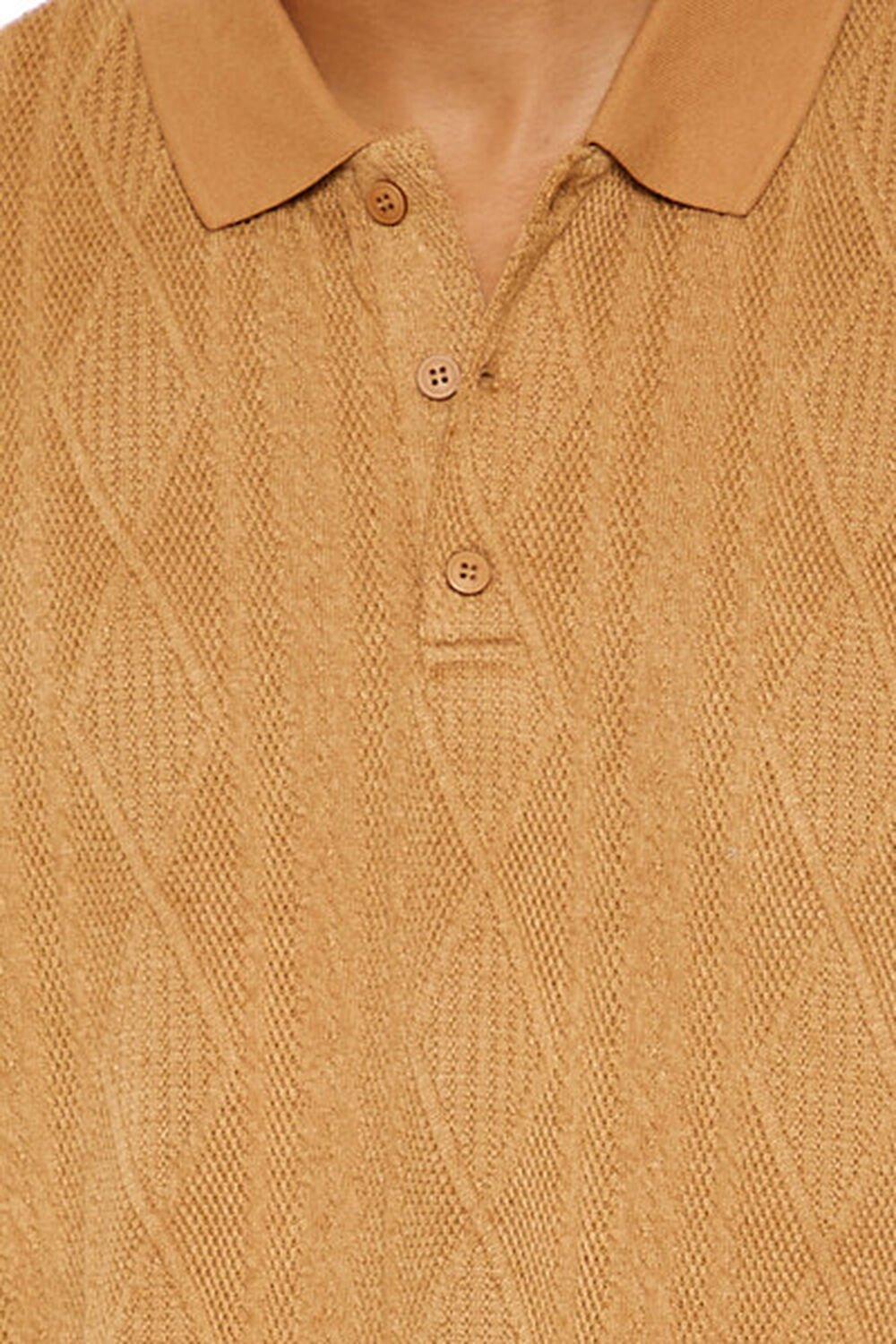 Textured Lace Polo Shirt | Forever 21 Product Image