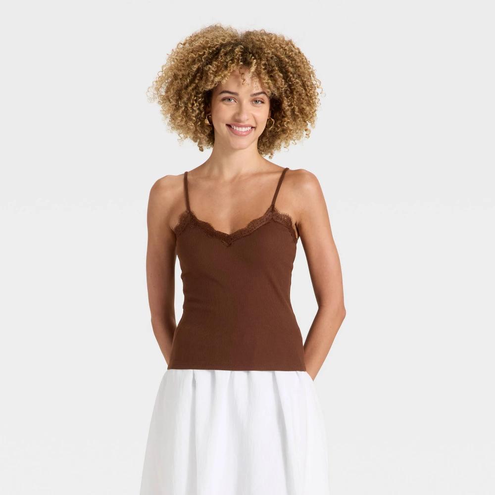 Women's Lace Tank Top - A New Day™ Product Image