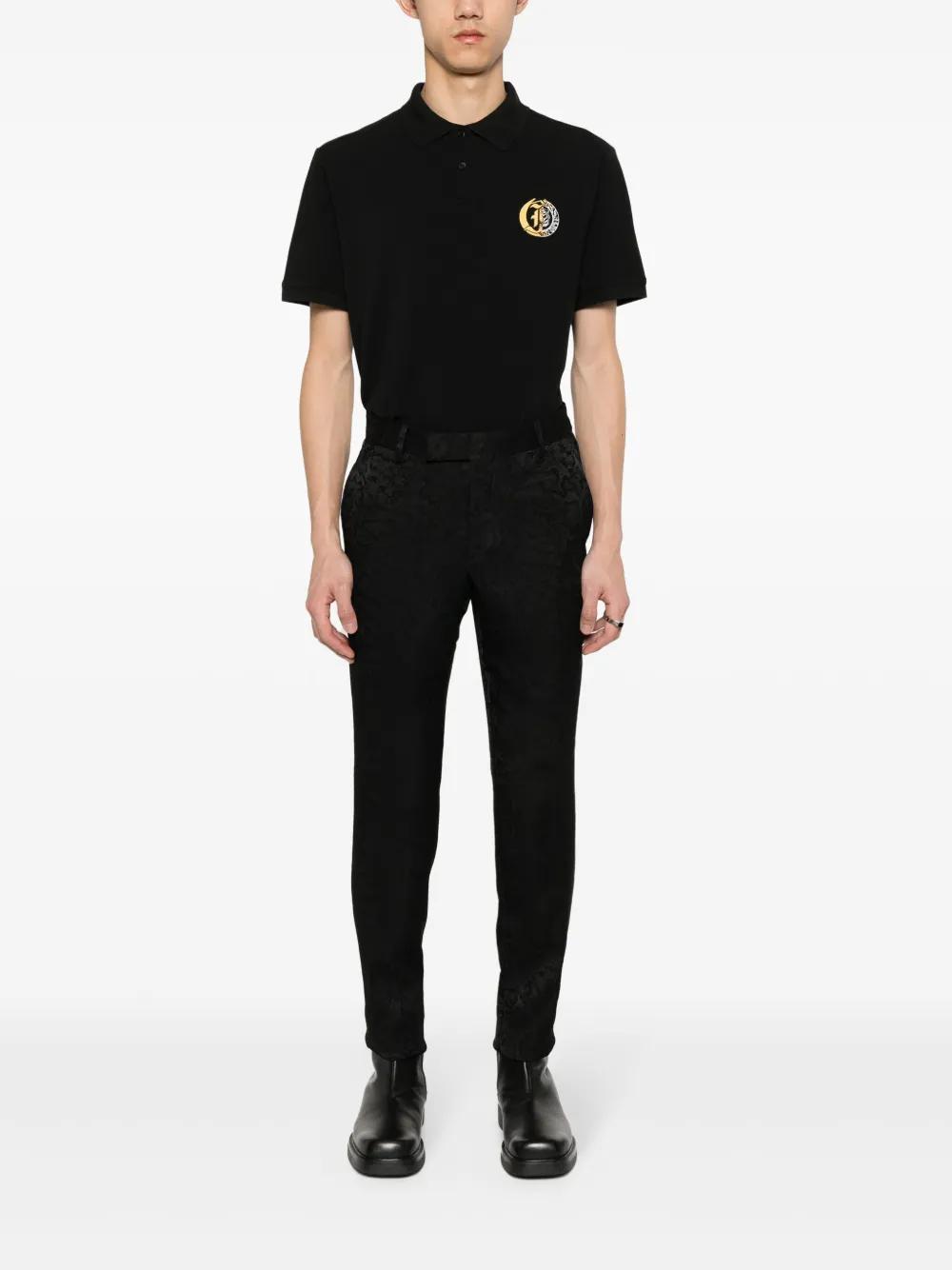 logo-print piqué polo shirt Product Image