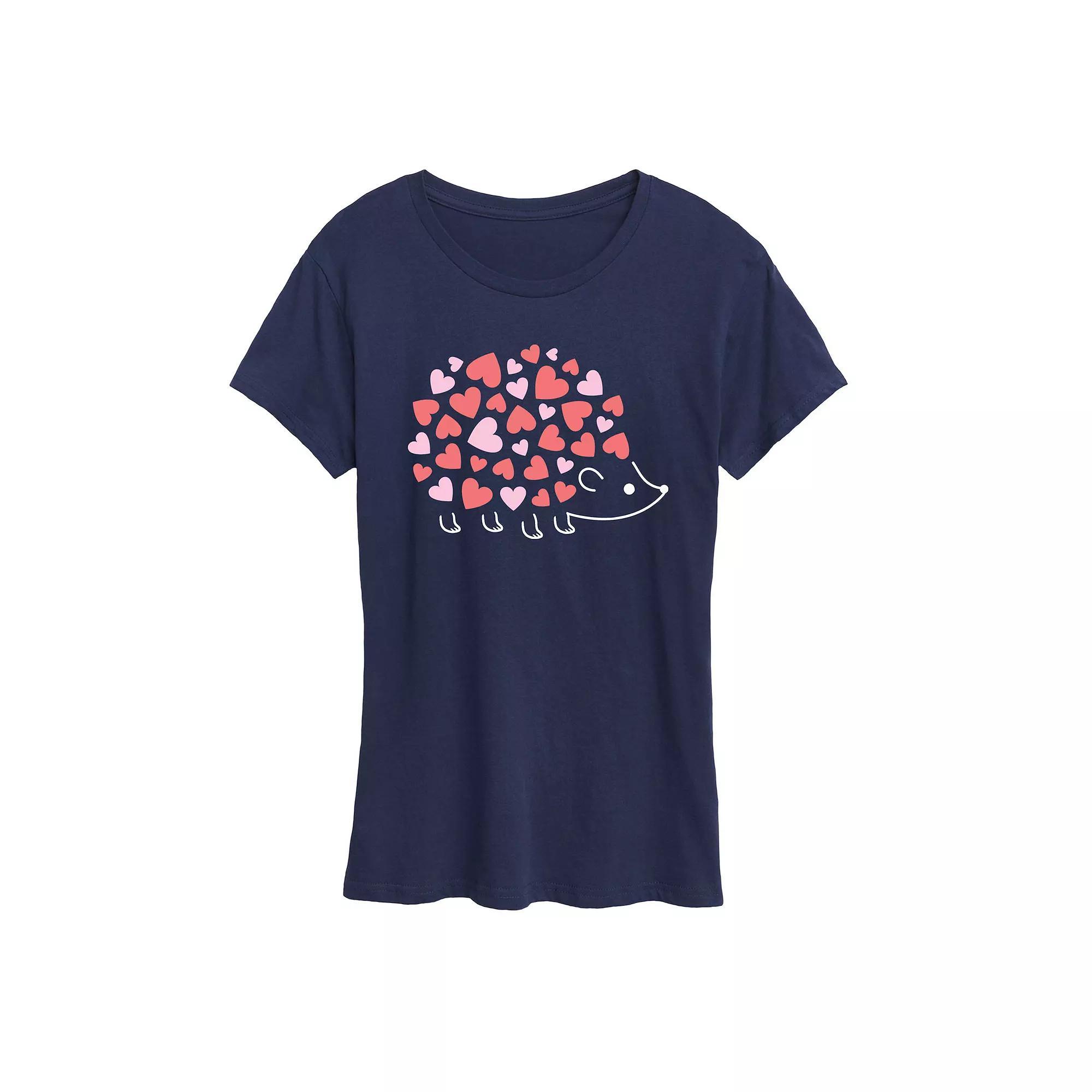 Womens Mickeys Bee Circle Graphic Tee Heather Grey Product Image
