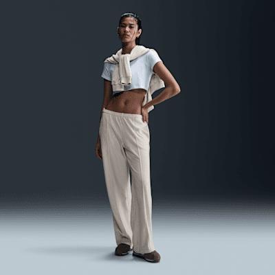 Women's Nike Sportswear Chill Knit Mid-Rise Velour Pants Product Image