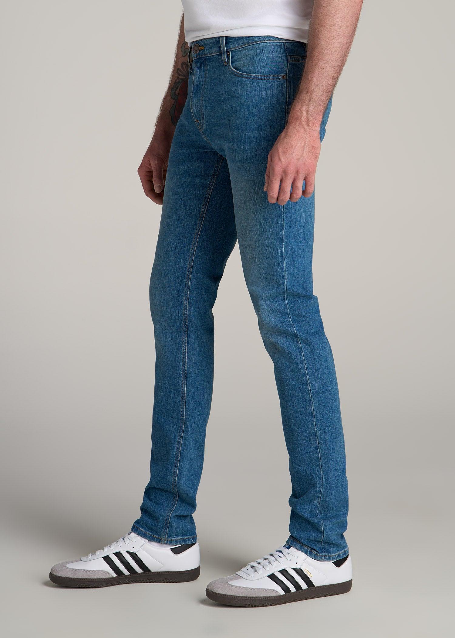 Americana Collection Dylan Slim Fit Jeans For Tall Men in Sail Blue Product Image