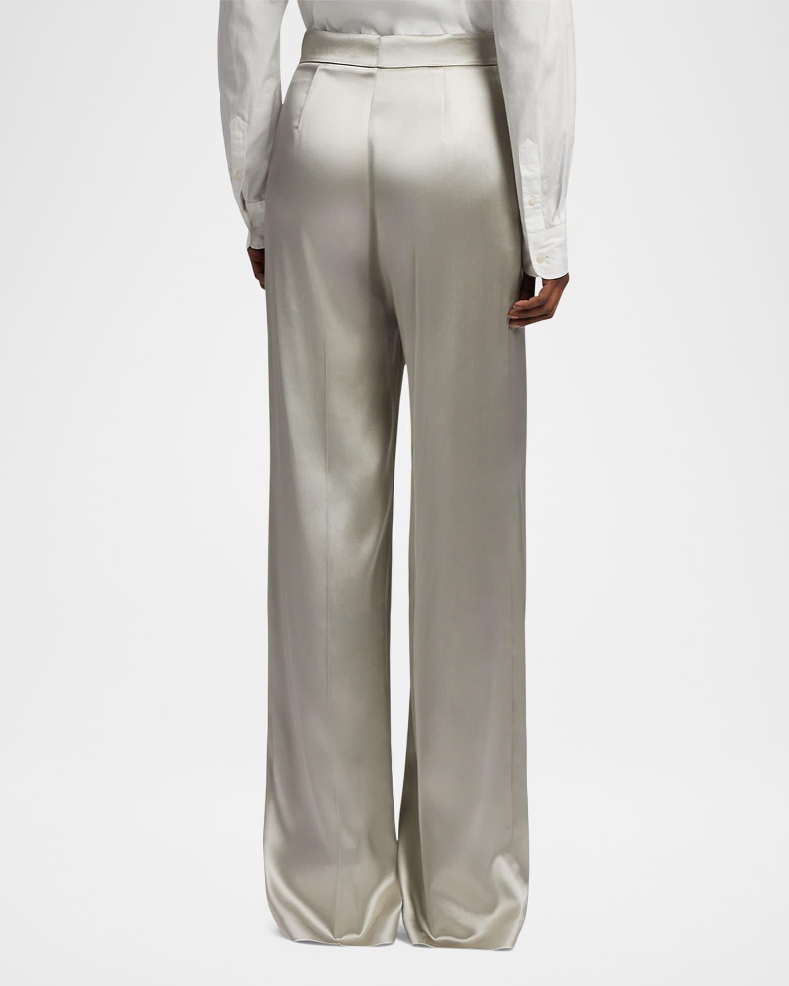 Parson Satin Wide-Leg Pants Product Image