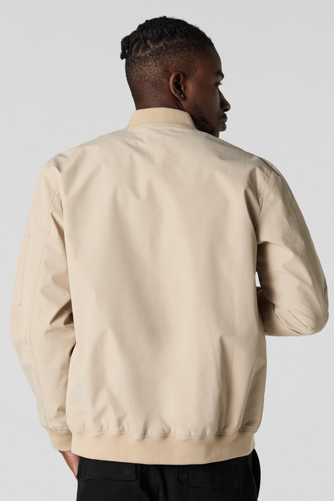 Nylon Bomber Jacket Male Product Image
