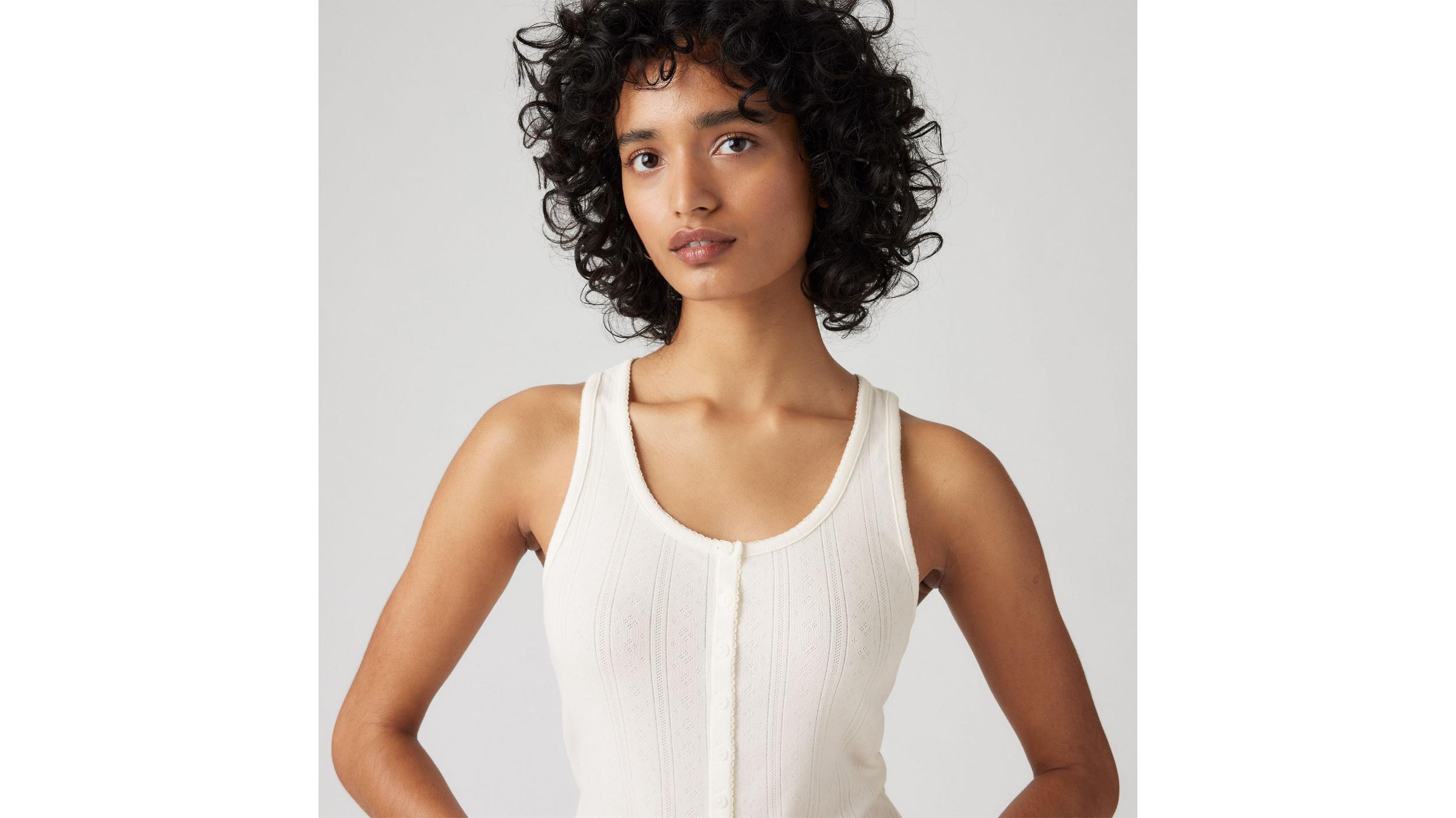 Dry Goods Women's Pointelle Tank Top Product Image