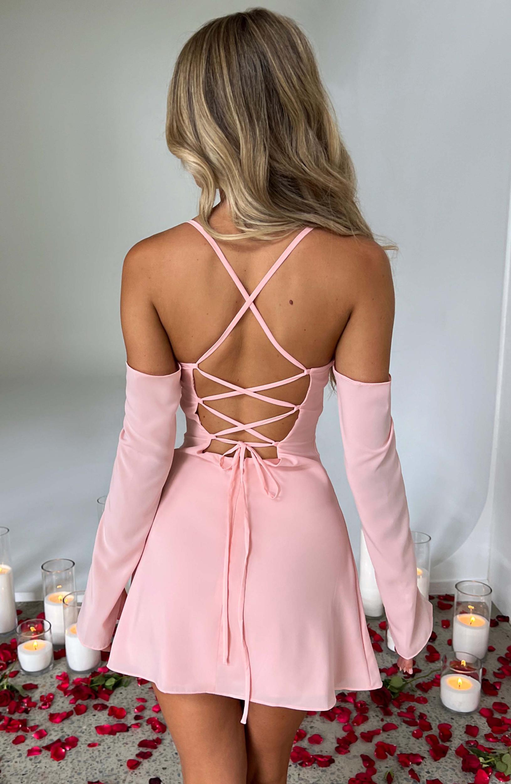 Fiona Mini Dress - Blush Product Image