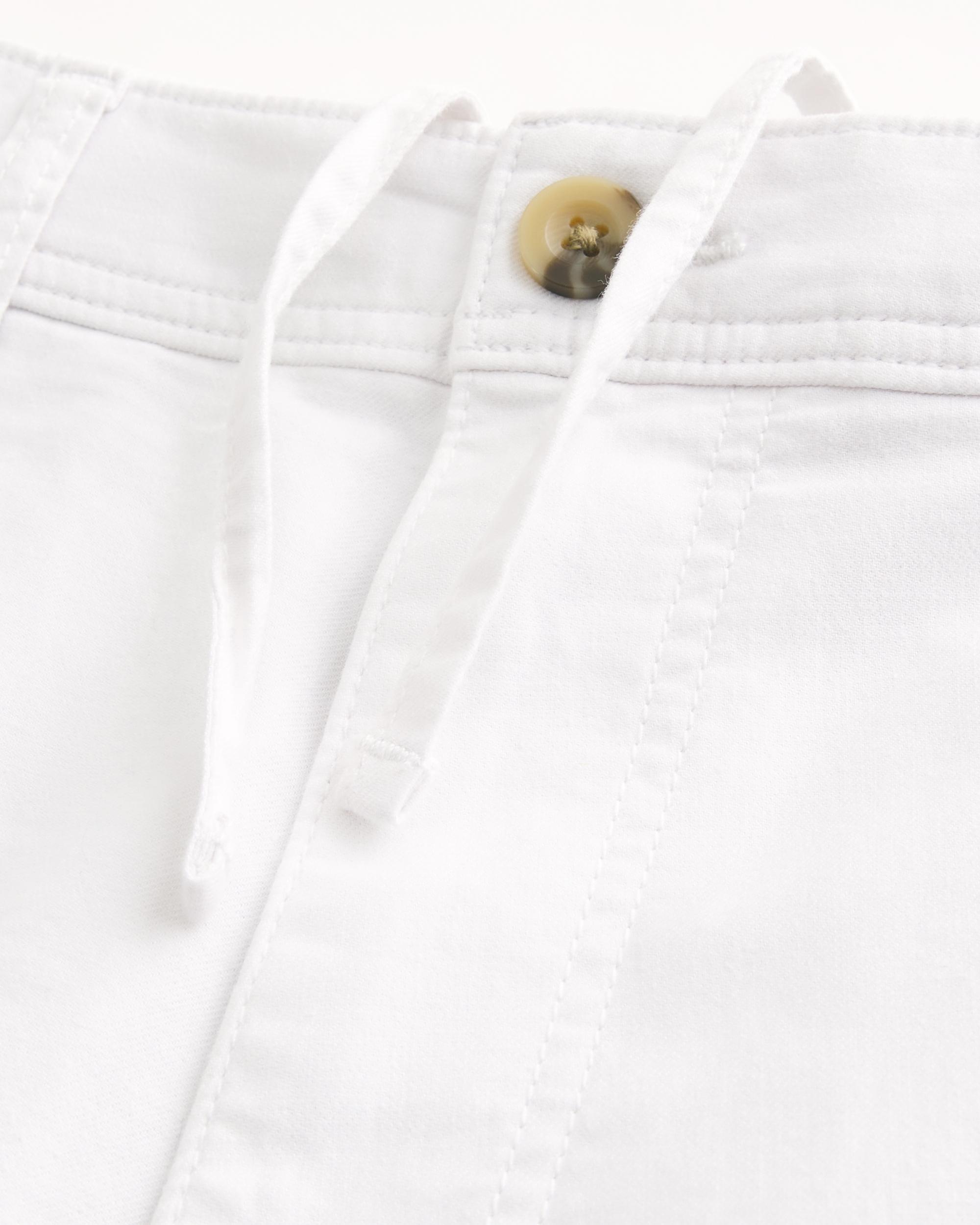 Linen-Blend Flex-Waist Baggy Pants Product Image