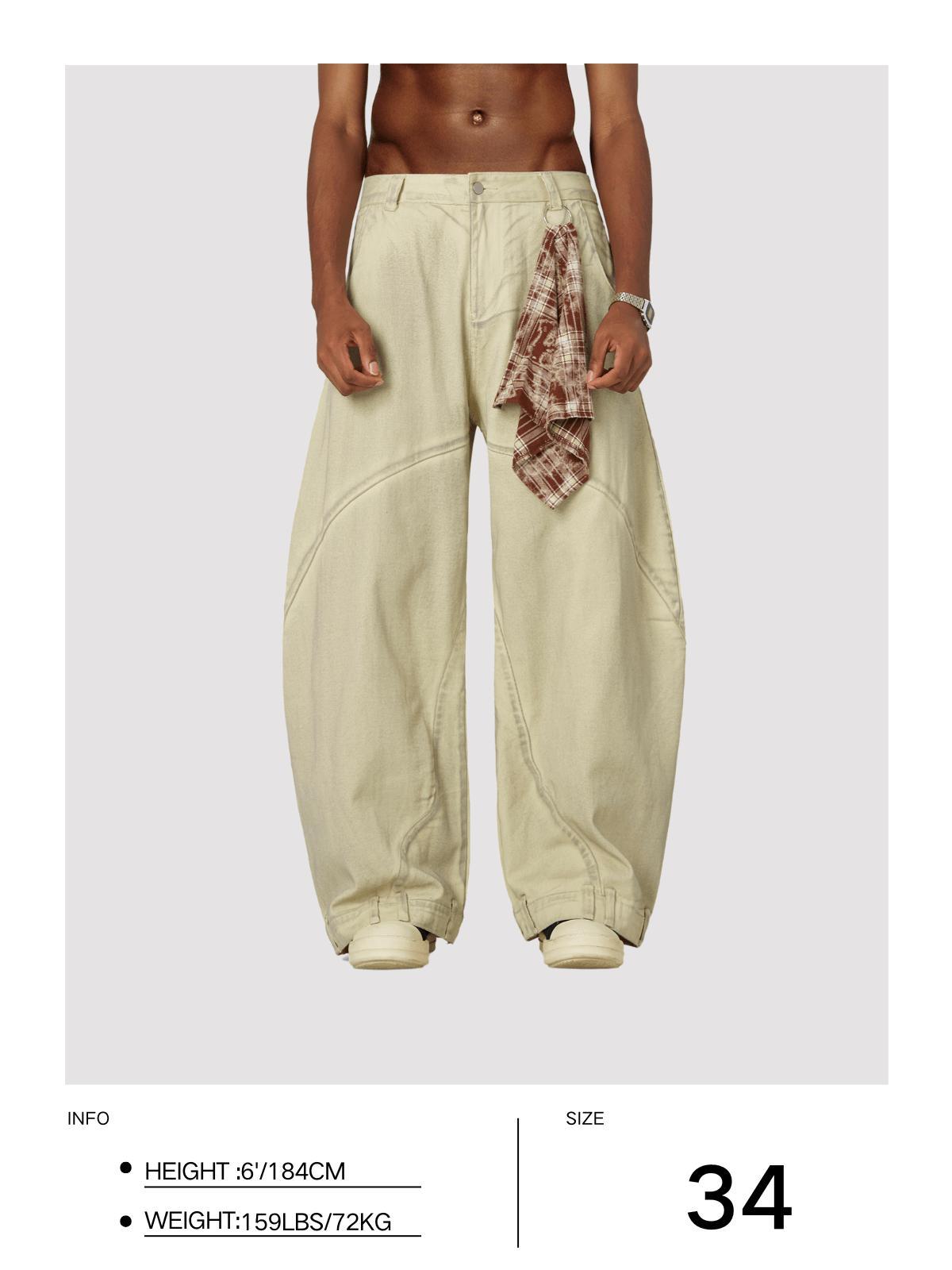 Aelfric Eden Reverse Super Baggy Barrel Jeans Product Image