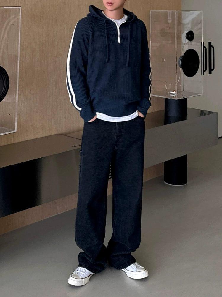 RT No. 11532 BLACK CARPENTER STRAIGHT JEANS Product Image