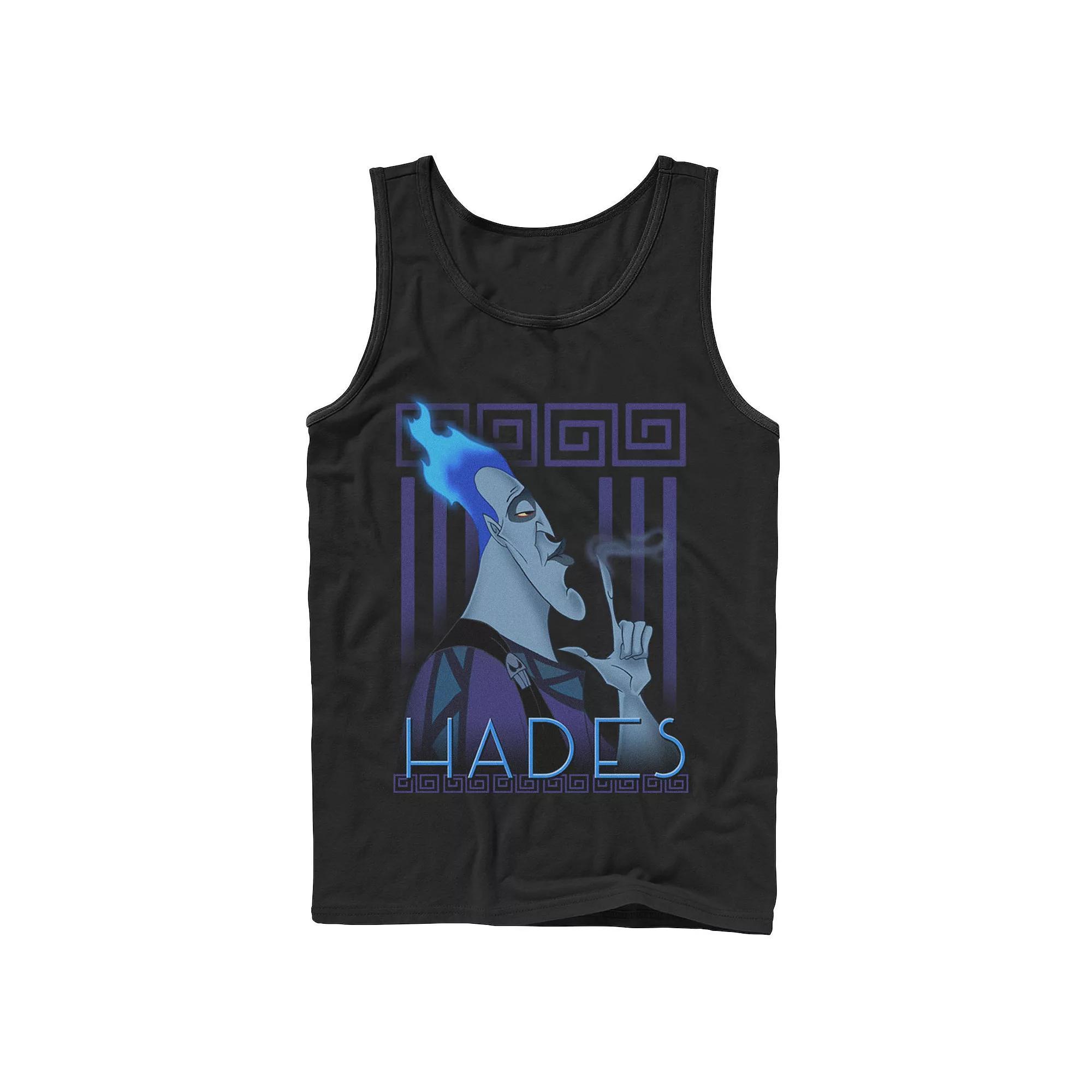 Disney's Hercules Hades Men's Geometric Portrait Tank Top, Boy's, Size: XL, Black Product Image