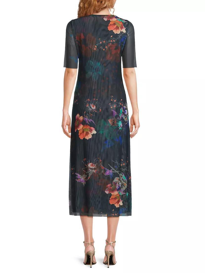 Astrid Mesh Midi-Dress Product Image