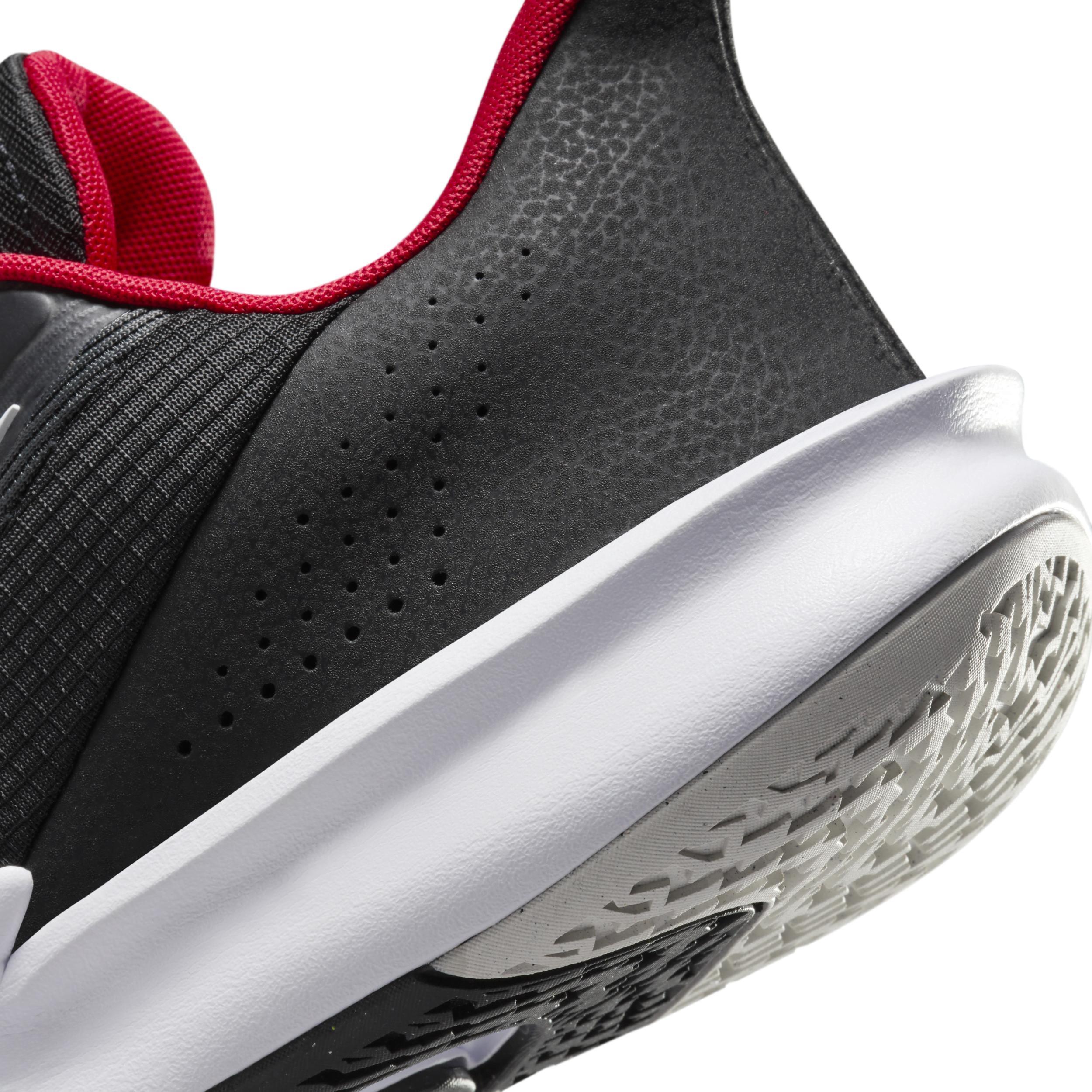 Nike Precision 7 Red White Black Men's Basketball Shoes, Size: 10.5, Black White Red Product Image