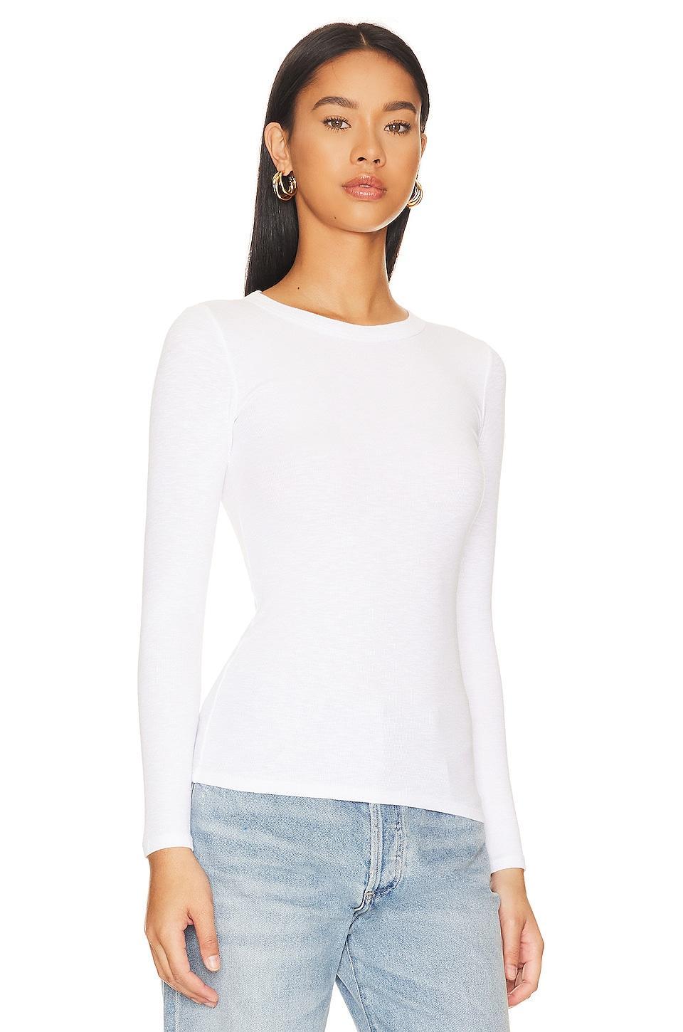 Textured Knit Crew Top Enza Costa Product Image